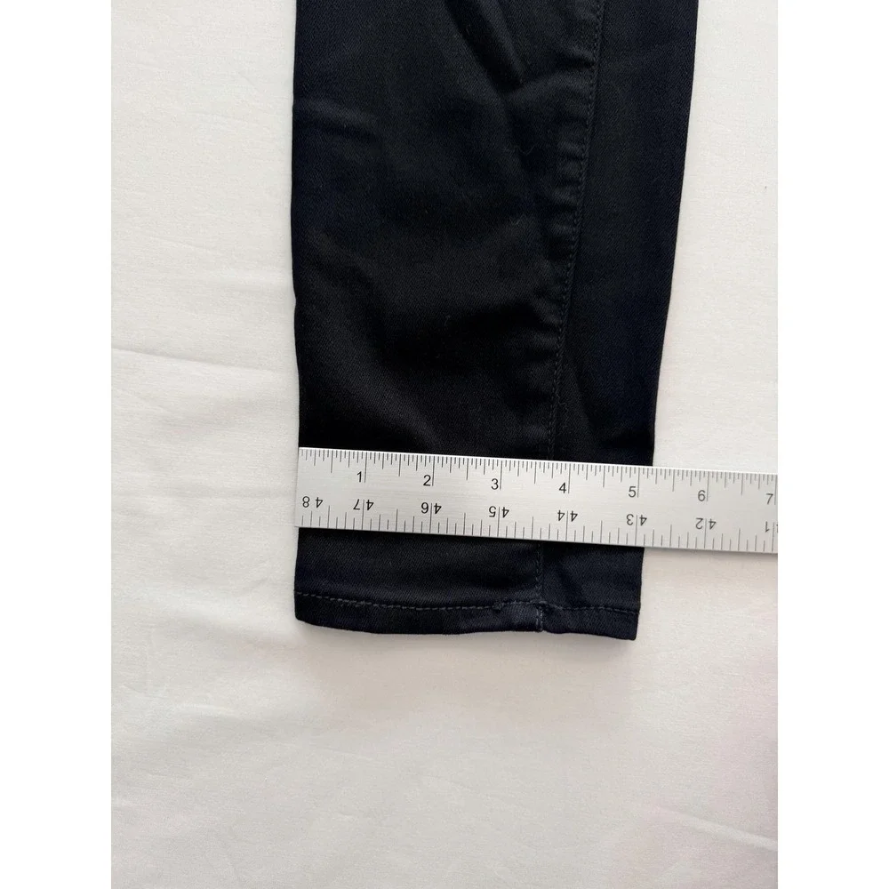 Pilcro High Rise Skinny Jeans Womens 28 Black Dark Wash Stretch 28x30 Denim